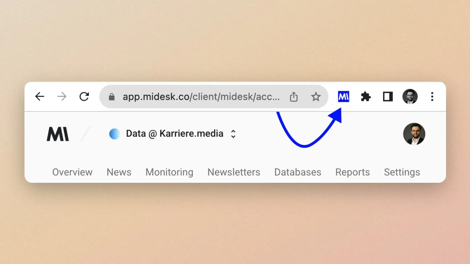 Midesk Chrome Extension