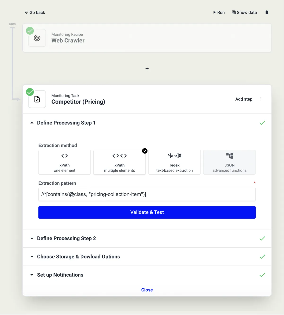 Midesk competitor KPI and data scraping