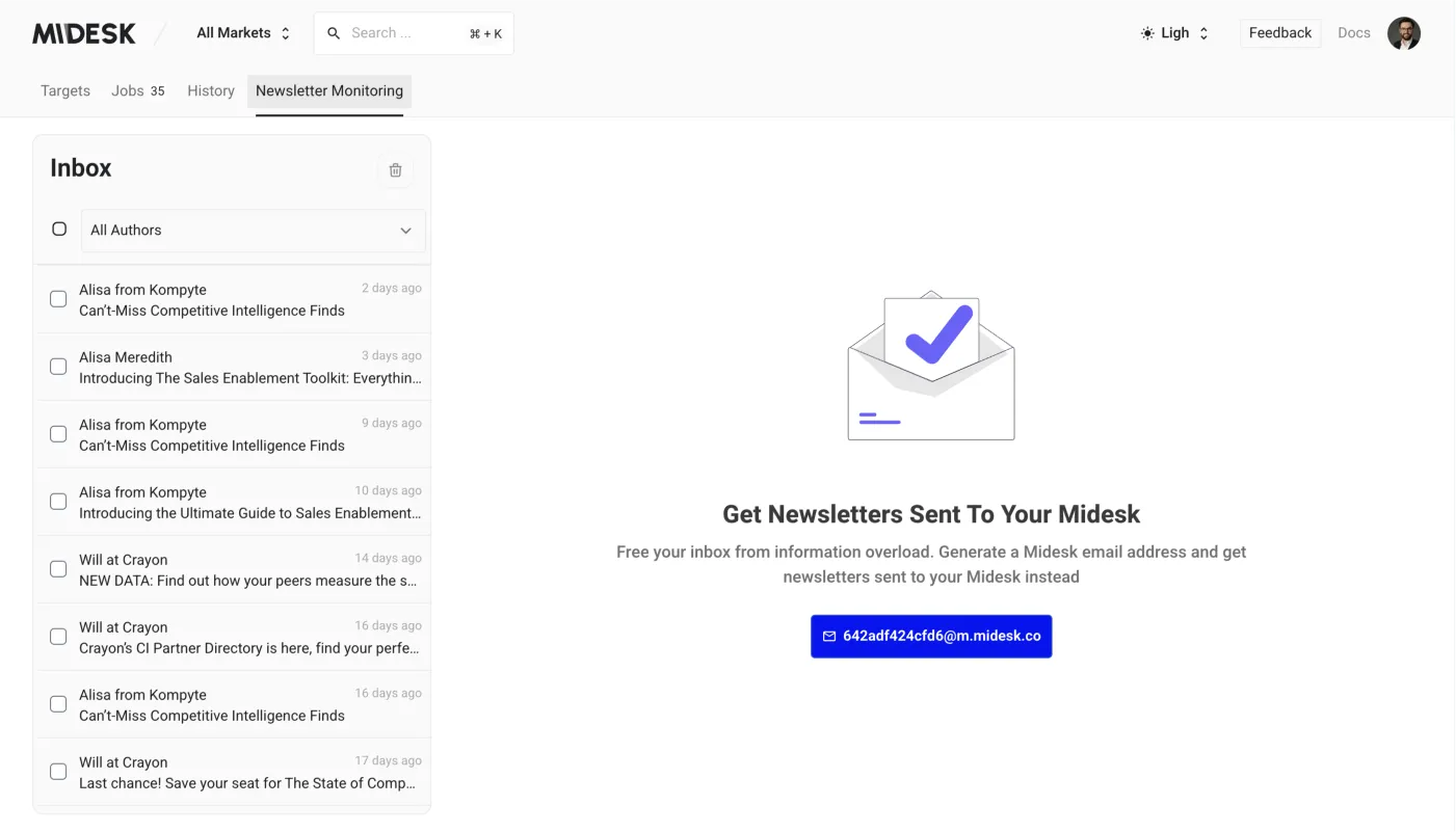 Midesk Newsletters